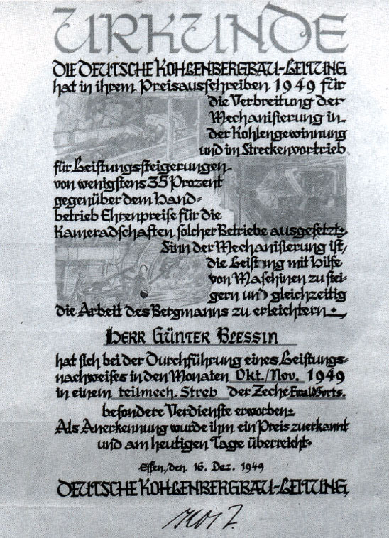 Leistungsurkunde