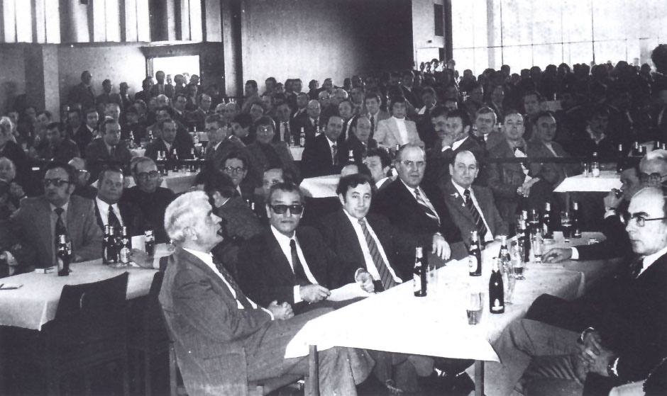 Belegschaftsversammlung in der Stadthalle